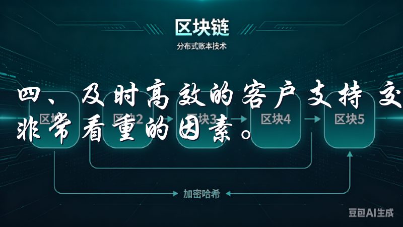 四、及时高效的客户支持 交易过程中，优质的客户支持是用户非常看重的因素。